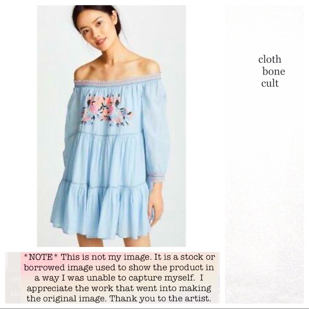 ✨NWT✨FREE PEOPLE🌼 Sunbeams Embroidered MINI DRESS